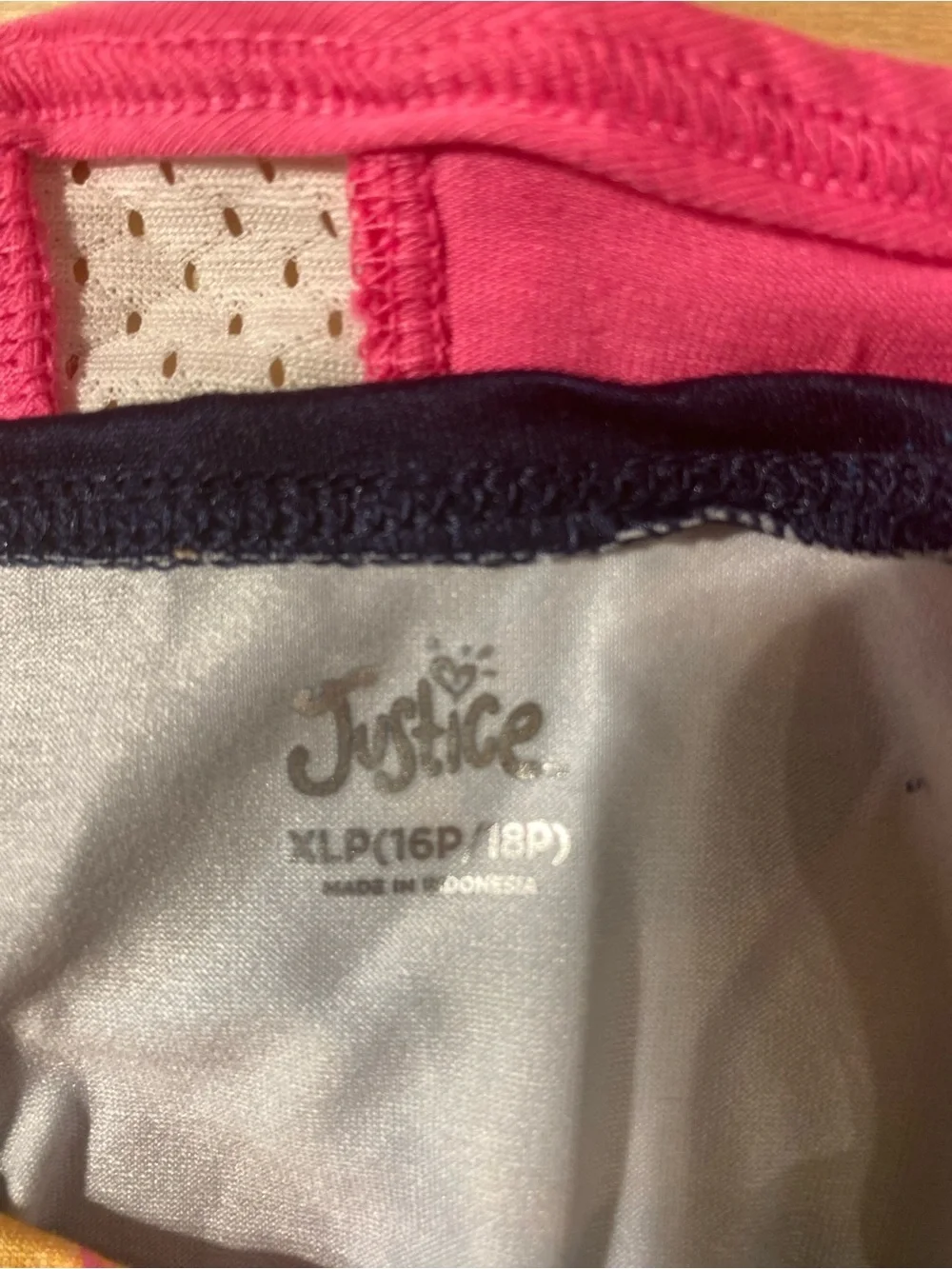 Justice blue 5% wear